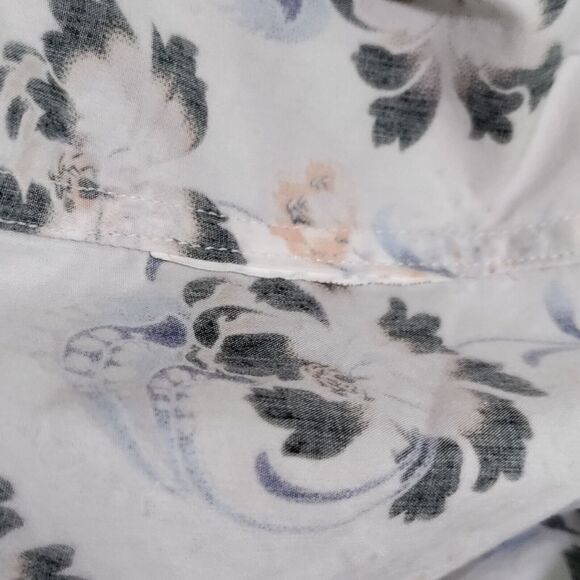 Club Monaco Mens Small Slim Fit 100% Cotton Short Sleeve Button Down Floral‎ - Picture 11 of 12